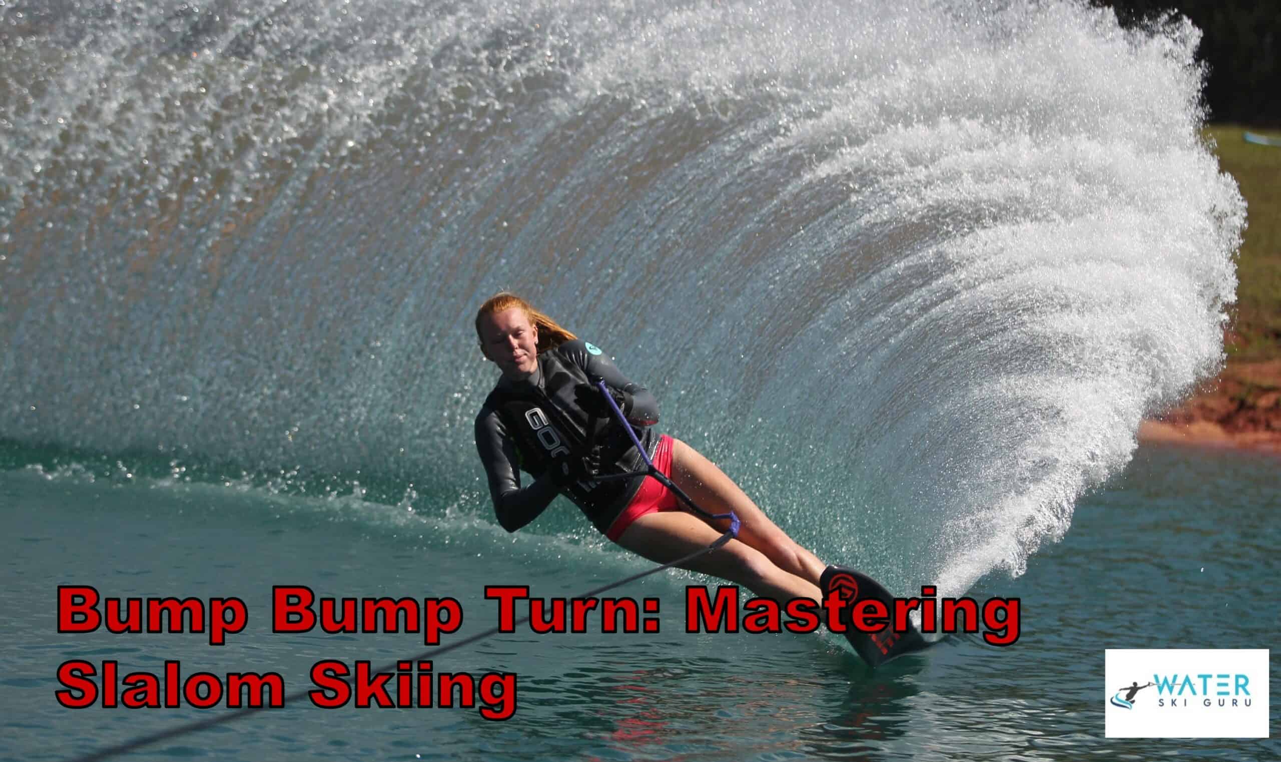 Bump Bump Turn Mastering Slalom Skiing