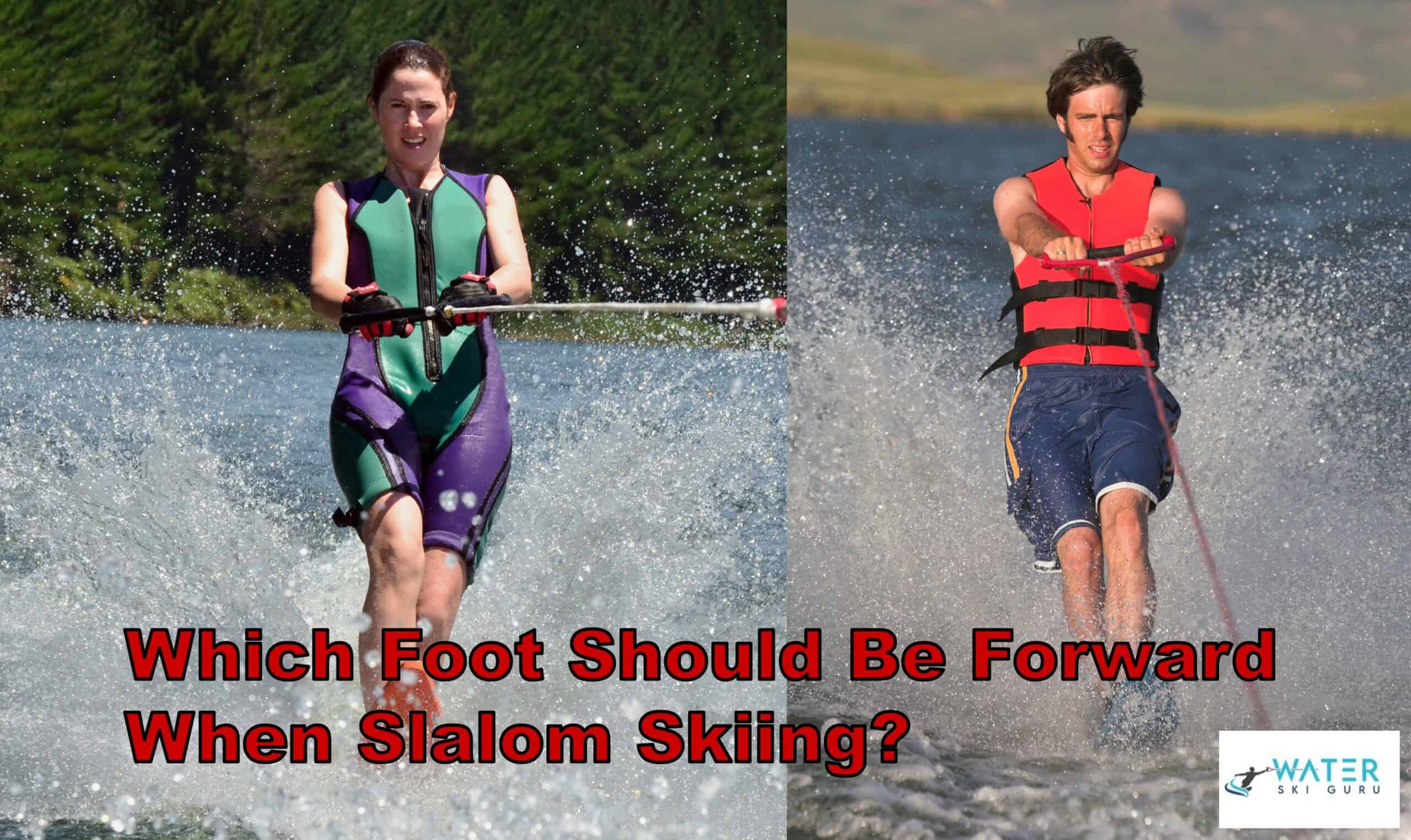 Which Foot Should Be Forward When Slalom Skiing